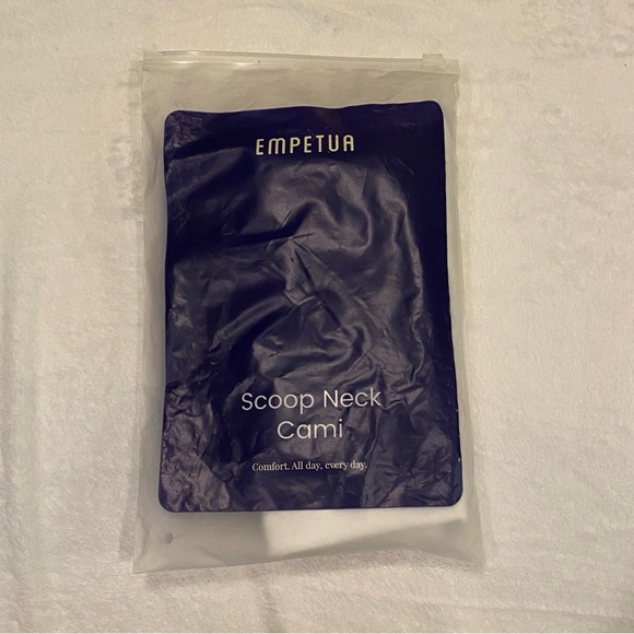 Shapermint Empetua Scoop Neck Cami Camisole Tank Top White Size Large NWOT - Picture 6 of 6